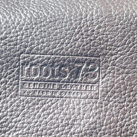 ROOTS 73 BROWN LEATHER CROSSBODY BAG PRELOVED - Picture 4 of 17